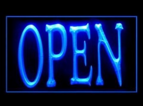 Open Sign 2 LED Neon Sign